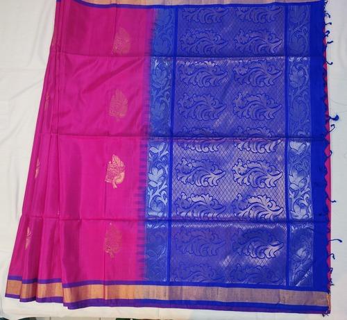 SOFT SILK SAREE WITH BLOUSE